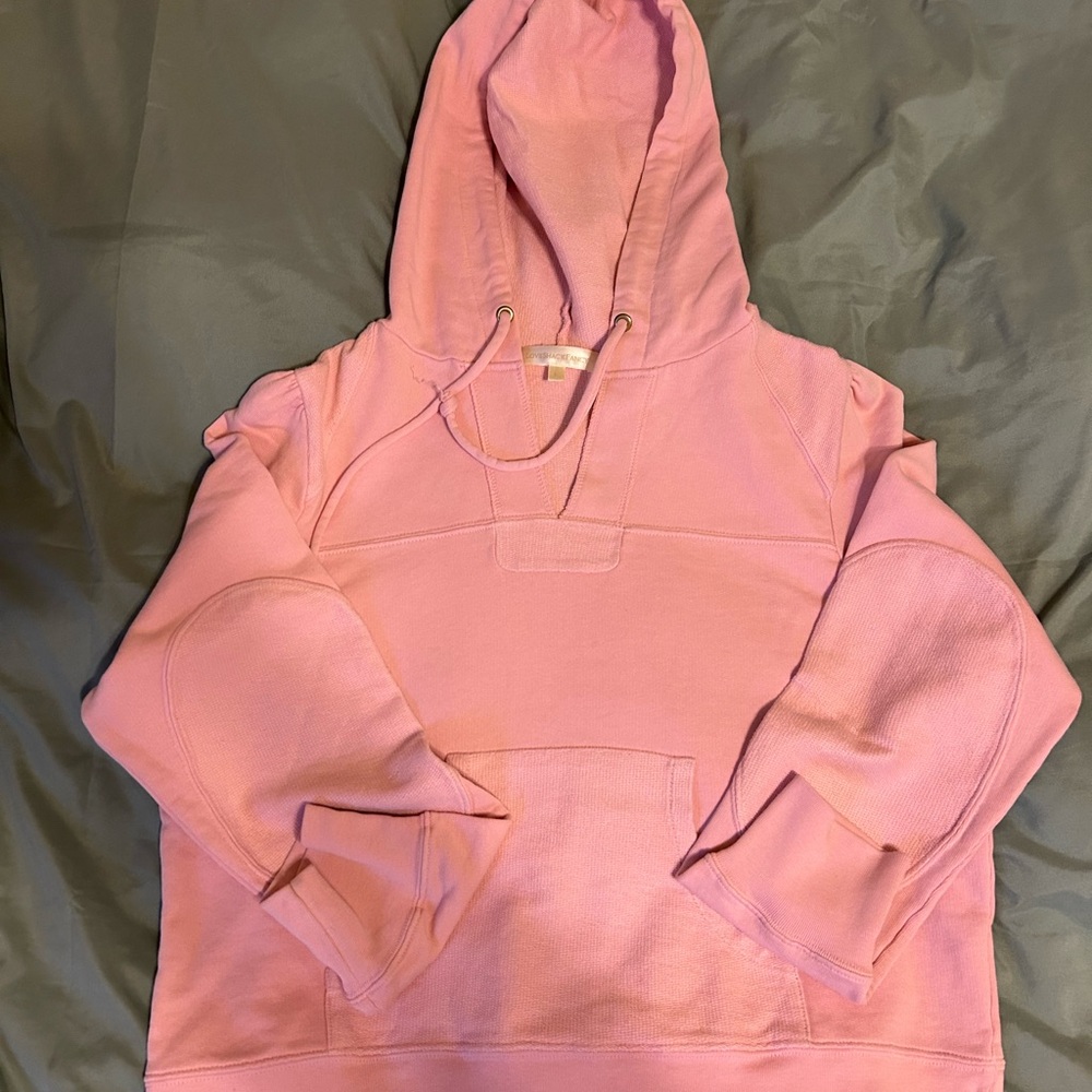 LoveShackFancy Pink Hoodie Sweater
